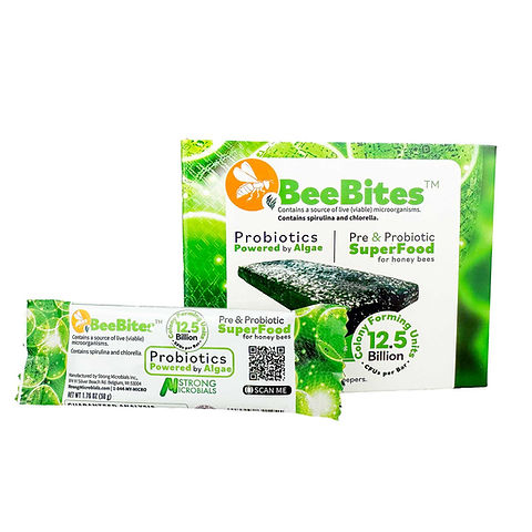 Strong Microbial Bee Bites Probiotics and Prebiotics For Honey Bees